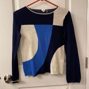 BELA NYC COLOR BLOCK SWEATER XSMALL